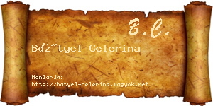 Bátyel Celerina névjegykártya
